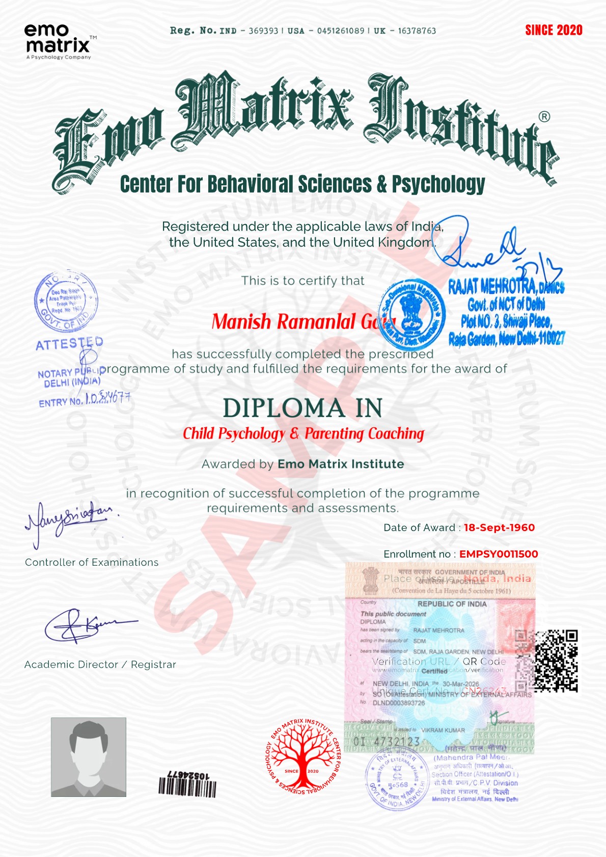 Diploma Certificate